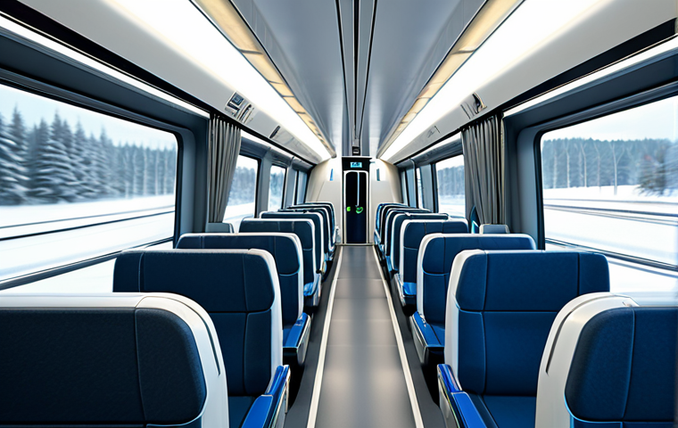 AI-Optimized Train Interior**

"Inside a modern German ICE train, fully clothed passengers are seated comfortably. AI-controlled climate system display shows optimal temperature settings. Modest interior design, clean environment. Background: blurred landscape passing by. Safe for work, appropriate content, professional illustration, perfect anatomy, natural proportions, well-formed hands, demonstrates AI-driven energy efficiency and passenger comfort, family-friendly."

**
